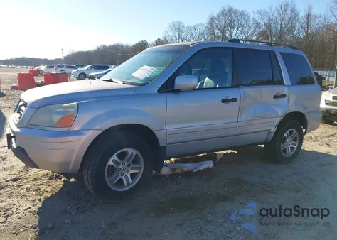 2004 Honda Pilot Ex-L из США, поврежденный, VIN 2HKYF18594H539524